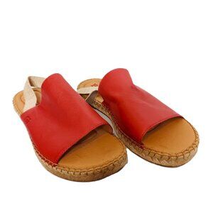 Born Peach Slides Woman's Shoes Size 11 Elastic Heel Band Brooo5405